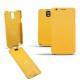 硬质真皮保护套 Samsung SM-N9000 Galaxy Note 3  - Jaune soulèu