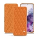 Capa em pele Samsung Galaxy S20 - Orange - Couture ( Nappa - Pantone 1495U ) 
