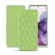 Custodia in pelle Samsung Galaxy S20 - Vert olive - Couture ( Nappa - Pantone 578U ) 