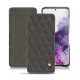 가죽 커버 Samsung Galaxy S20 - Anthracite - Couture ( Pantone 424C ) 