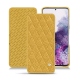 Housse cuir Samsung Galaxy S20 - Mimosa - Couture ( Pantone 141C ) 
