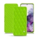 Capa em pele Samsung Galaxy S20 - Vert fluo - Couture