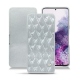 Samsung Galaxy S20 leather case - Platinium - Couture