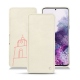 Capa em pele Samsung Galaxy S20 - Blanc escumo