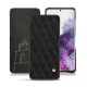 가죽 커버 Samsung Galaxy S20 - Negre poudro - Couture