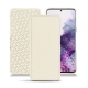 Samsung Galaxy S20 leather case - Blanc PU