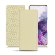 가죽 커버 Samsung Galaxy S20 - Beige PU