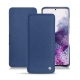 Samsung Galaxy S20 leather case - Bleu frisson