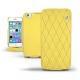 Lederschutzhülle Apple iPhone 5S  - Jaune fluo - Couture