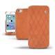 Housse cuir Apple iPhone 5S  - Mandarine vintage - Couture