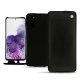 Samsung Galaxy S20 leather case - Noir Veggie