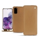 Funda de piel Samsung Galaxy S20 - Beige Veggie