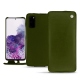 Capa em pele Samsung Galaxy S20 - Vert Veggie