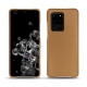 Samsung Galaxy S20 Ultra 5G leather cover - Beige Veggie