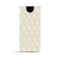 Custodia in pelle Samsung Galaxy S20 - Blanc - Couture ( Bologna - White ) 