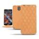 硬质真皮保护套 Samsung SM-N9000 Galaxy Note 3  - Mandarine vintage - Couture