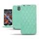 硬质真皮保护套 Samsung SM-N9000 Galaxy Note 3  - Menthe vintage - Couture