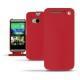 HTC One M8  leather case - Rouge ( Nappa - Pantone 199C ) 