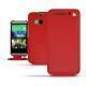 HTC One M8  leather case - Tomate ( Pantone 187C ) 