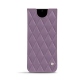 Pochette cuir Samsung Galaxy S20+ 5G - Lilas - Couture ( Nappa - Pantone 2645U ) 