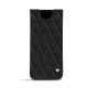 Capa em pele Samsung Galaxy S20+ 5G - Ebène - Couture ( Sleek P C12 - Black ) 