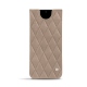 Samsung Galaxy S20+ 5G leather pouch - Taupe vintage - Couture