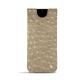 Capa em pele Samsung Galaxy S20+ 5G - Autruche desert