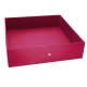 Plateau de rangement - Rose fluo