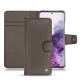 Housse cuir Samsung Galaxy S20 - Gris Veggie