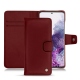 Capa em pele Samsung Galaxy S20 - Rouge Veggie