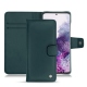 Housse cuir Samsung Galaxy S20 - Bleu Veggie