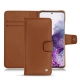 Housse cuir Samsung Galaxy S20 - Marron Veggie