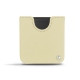 Capa em pele Samsung Galaxy Z Flip - Beige ( Nappa - Pantone 7502C ) 