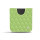 Capa em pele Samsung Galaxy Z Flip - Vert olive - Couture ( Nappa - Pantone 578U ) 