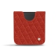 Custodia in pelle Samsung Galaxy Z Flip - Papaye - Couture ( Pantone 180C ) 