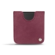 Samsung Galaxy Z Flip leather pouch - Prune vintage ( Pantone 512C ) 