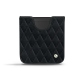 Samsung Galaxy Z Flip leather pouch - Dark vintage - Couture