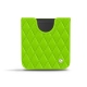 硬质真皮保护套 Samsung Galaxy Z Flip - Vert fluo - Couture