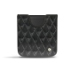 Samsung Galaxy Z Flip leather pouch - Onyx - Couture