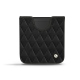 Custodia in pelle Samsung Galaxy Z Flip - Negre poudro - Couture