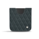 Samsung Galaxy Z Flip leather pouch - Blu marino - Couture