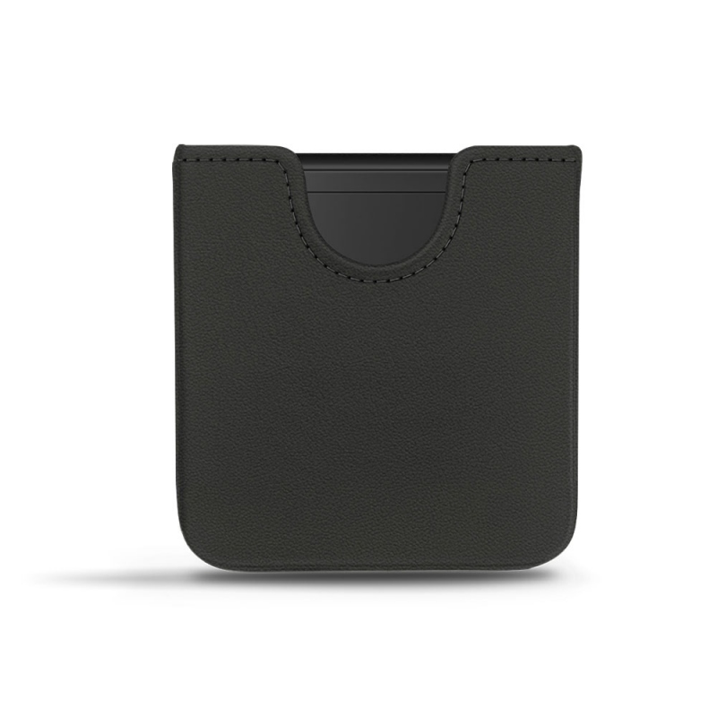 Pochette cuir Samsung Galaxy Z Flip - Noir PU