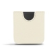 Custodia in pelle Samsung Galaxy Z Flip - Blanc PU