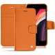 Lederschutzhülle Apple iPhone SE (2020) - Orange ( Nappa - Pantone 1495U ) 