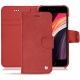Lederschutzhülle Apple iPhone SE (2020) - Cerise vintage ( Pantone 185C ) 