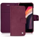 Lederschutzhülle Apple iPhone SE (2020) - Prune vintage ( Pantone 512C ) 