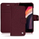 Capa em pele Apple iPhone SE (2020) - Lie de vin ( Pantone 5115C ) 