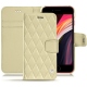 レザーケース Apple iPhone SE (2020) - Beige - Couture ( Nappa - Pantone 7502C ) 
