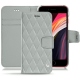 Capa em pele Apple iPhone SE (2020) - Gris - Couture ( Nappa - Pantone W428C ) 