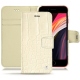 Apple iPhone SE (2020) leather case - Crocodile milk